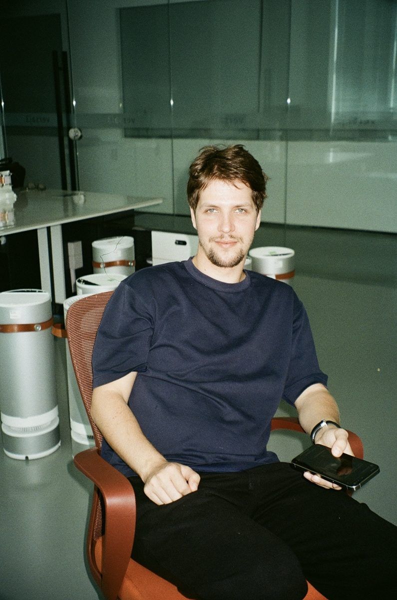 Alexander at the Heatbit lab